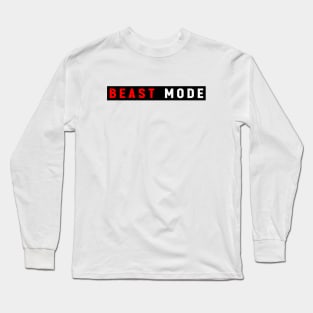 Beast mode shirt, beauty and the beast Long Sleeve T-Shirt